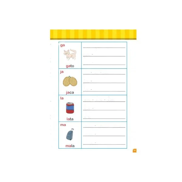 Aprendendo a Escrever - Cartilha de Alfabetização Caminho do Saber