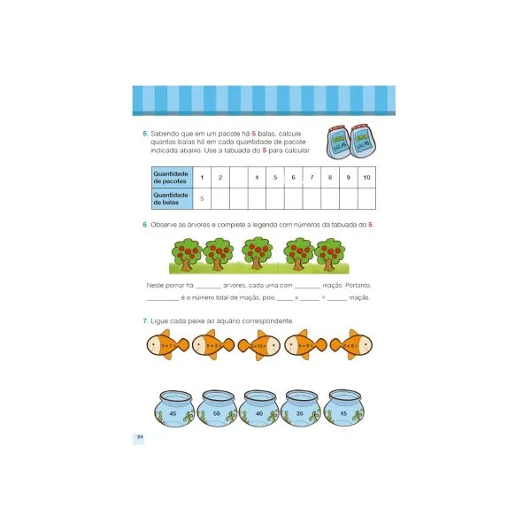 Aprendendo a Tabuada Cartilha de Alfabetização Caminho do Saber