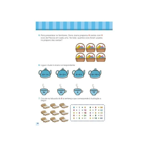Aprendendo a Tabuada Cartilha de Alfabetização Caminho do Saber