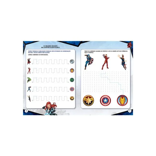 Cartilha de Alfabetização Para Heróis Marvel