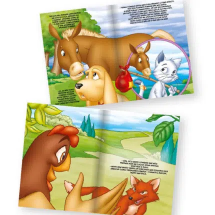 Fábulas Livros Médio de Histórias (Pct com 08 temas diferentes)