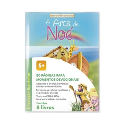 Histórias Bíblicas Favoritas Em Formato Grande Kit c/8 Und