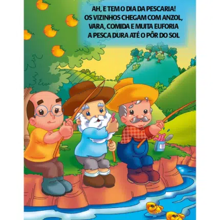 Fazendinha do Seu Lobato Livro Médio de Histórias (Pct com 08 temas diferentes)