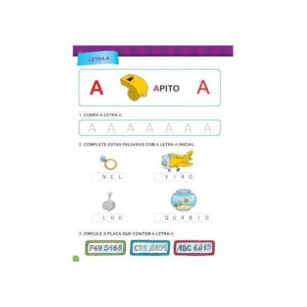 Cartilha de Alfabetização Caminho do Saber - Minha Primeira Cartilha de Alfabetização