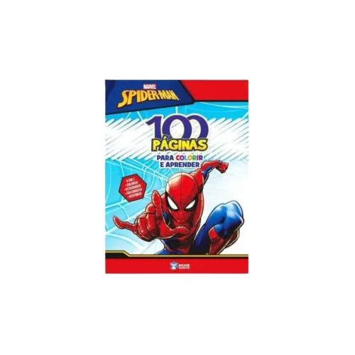 100 Páginas para Colorir Marvel - Homem Aranha