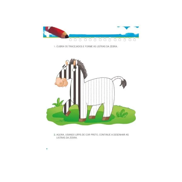 Cartilha de Alfabetização Treinando Caligrafia - Coordenação Motora