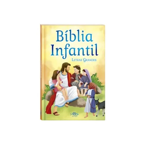 Bíblia Infantil Ilustrada Letras Grandes