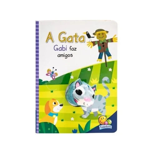 Livro Dedinhos Dedoches: A Gata Gabi Faz Amigos
