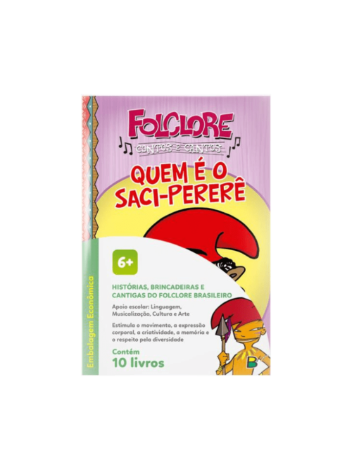 Folclore Em Contos e Cantos kit C/10 livros