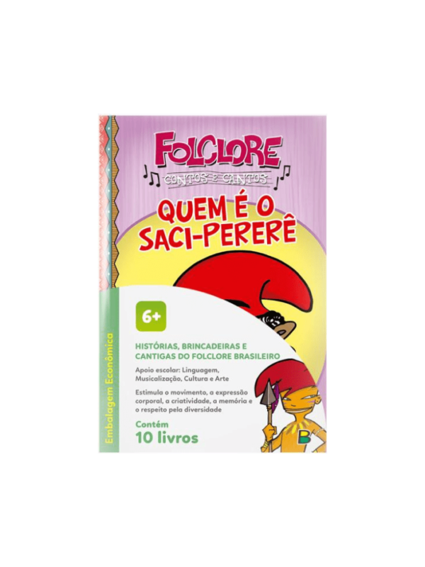 Folclore Em Contos e Cantos kit C/10 livros