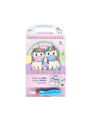 Livro de Colorir Aquabook: Unicórnio