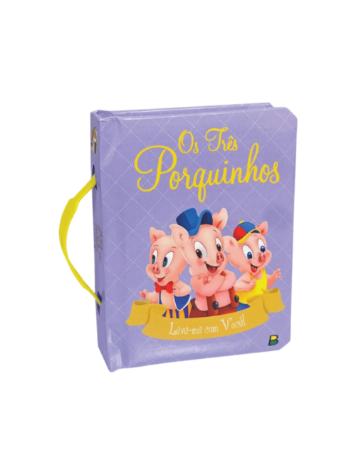 Livro Cartonado Leve-me Com Você! Três Porquinhos