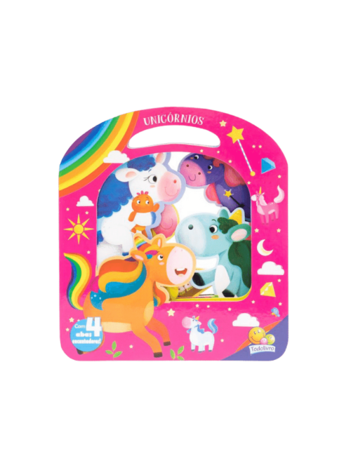 Livro Cartonado Leve-me junto com você! Unicórnios