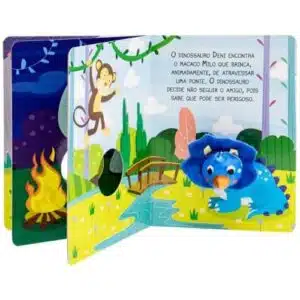 Livro Dedinhos Dedoches: O Dinossauro Deni faz amigos