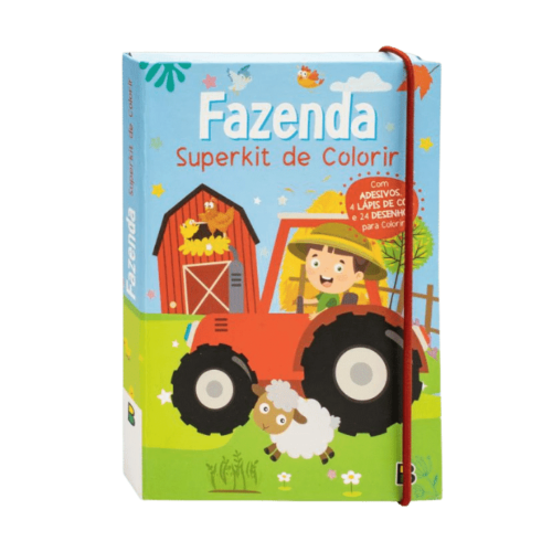 Livros Para Colorir Superkit: Fazenda