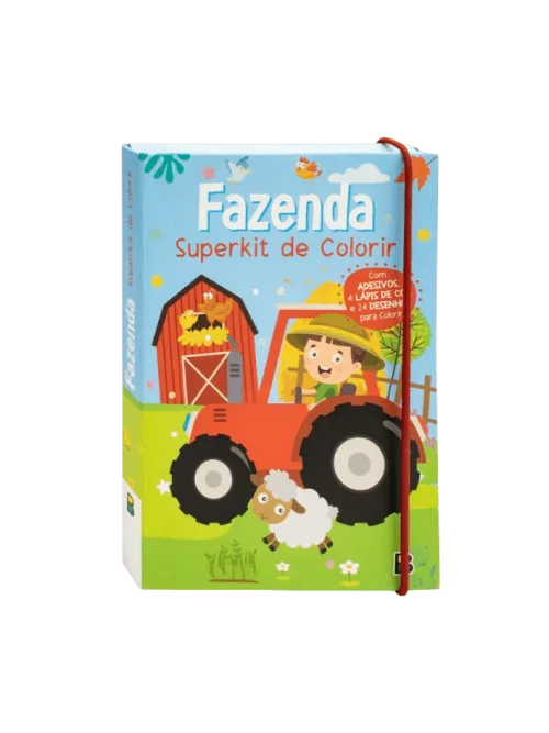 Livros Para Colorir Superkit: Fazenda