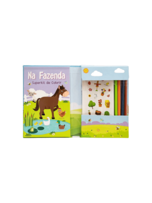 Livros Para Colorir Superkit: Fazenda