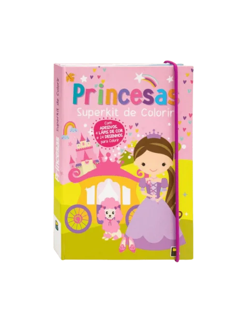 Livros Para Colorir Superkit: Princesas