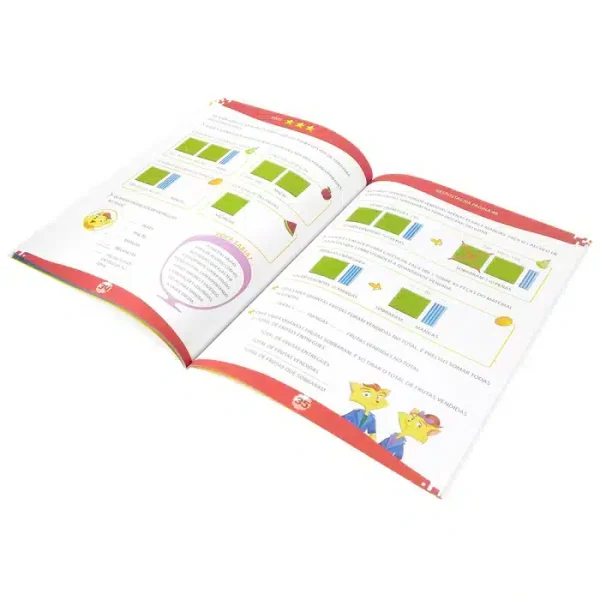 Material Dourado Com Livro de atividades