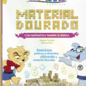 Material Dourado Com Livro de atividades