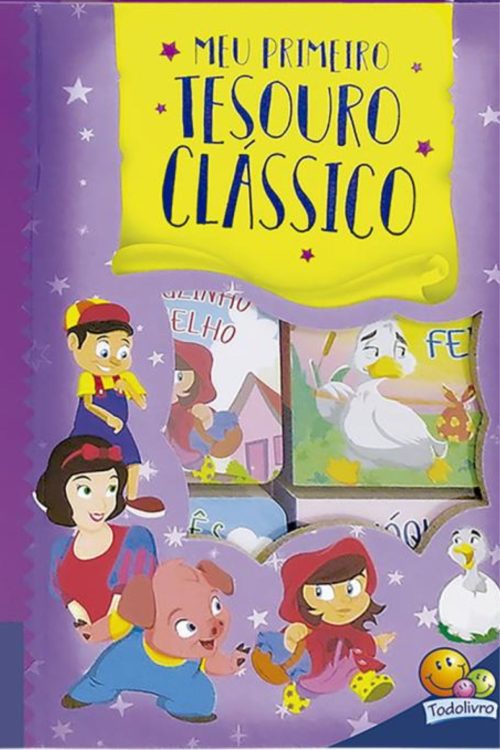 Livro Infantil Meu Primeiro Tesouro Clássico: Box com 6 und.