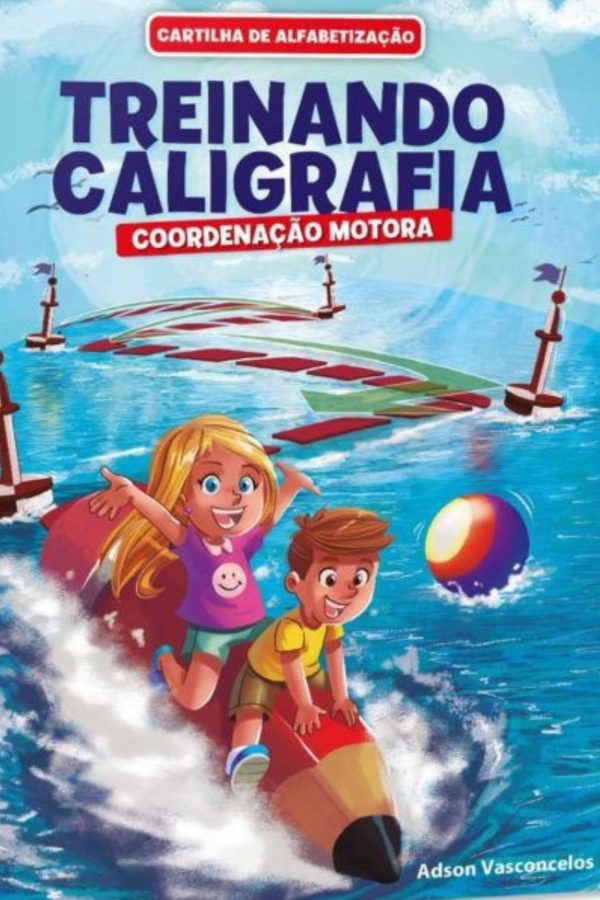 Cartilha de Alfabetização Treinando Caligrafia - Coordenação Motora