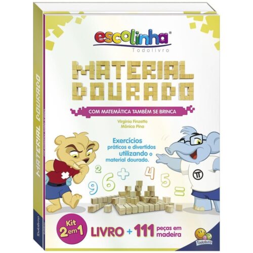 Material Dourado — Kit Com Matemática Também se Brinca (Escolinha Todolivro)