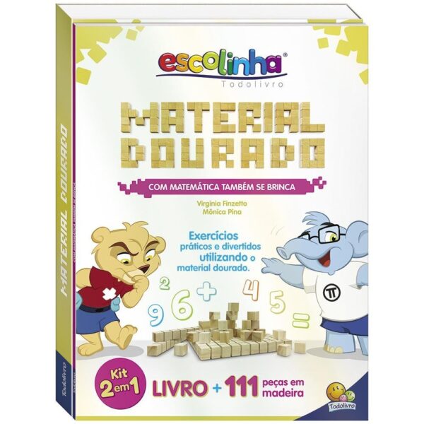 Material Dourado — Kit Com Matemática Também se Brinca (Escolinha Todolivro)